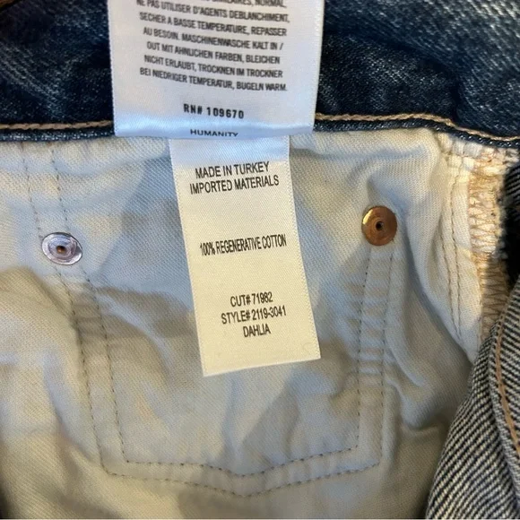 Citizens of Humanity Dahlia Bow Leg Baby Roll Jeans Size 30